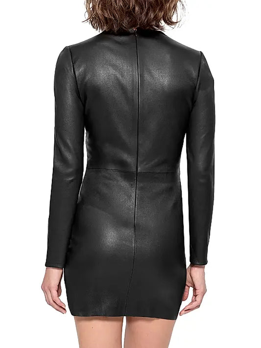Demeter Stretch Leather Dress