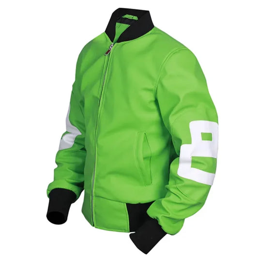 8 Ball Green Bomber Jacket