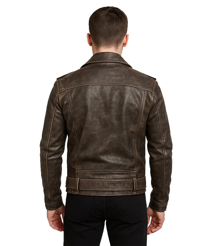 Brown leather Jacket