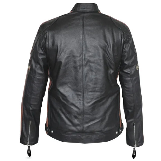 American Classic Urban Motors Black Leather Jacket