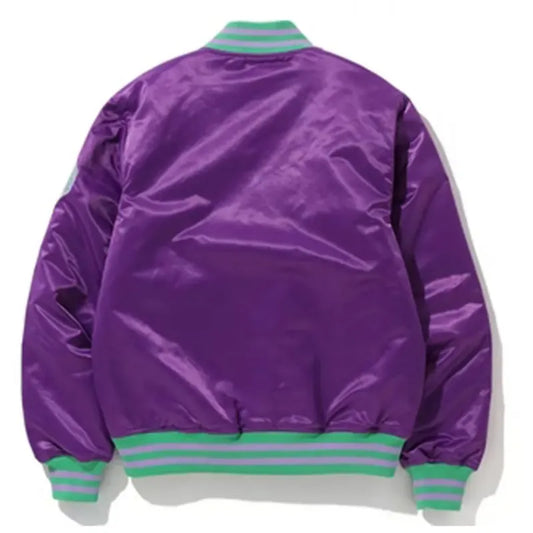 Bape X A Bathing Ape Purple Jacket