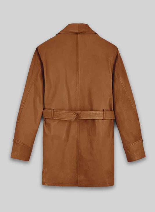 Brad Pitt Legends of the Fall Leather Trench Coat