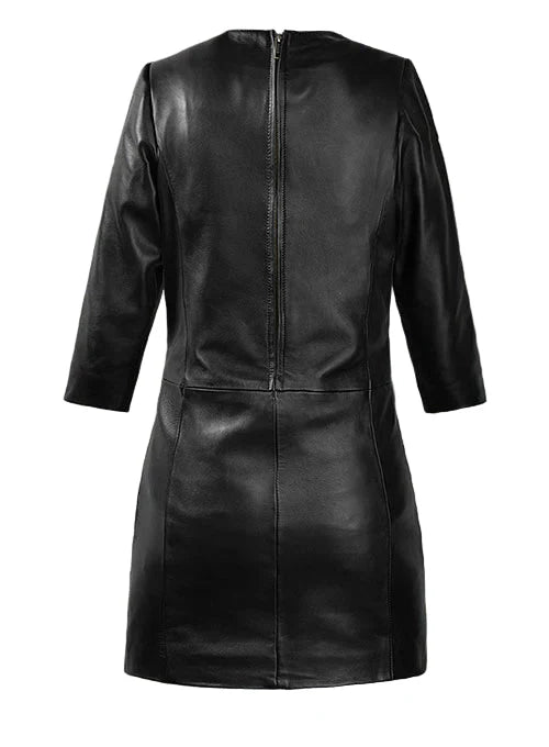 Cacoon Leather Dress