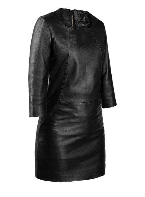 Cacoon Leather Dress