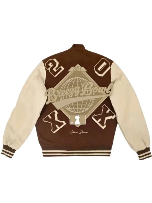 Chris MT Brown Varsity Jacket