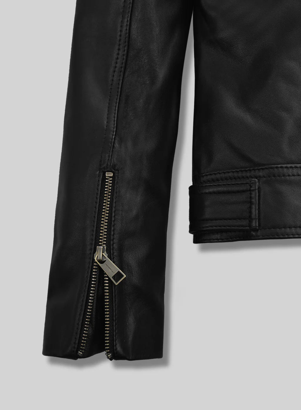 Fearless Fashion – Black Biker Leather Jacket for Women