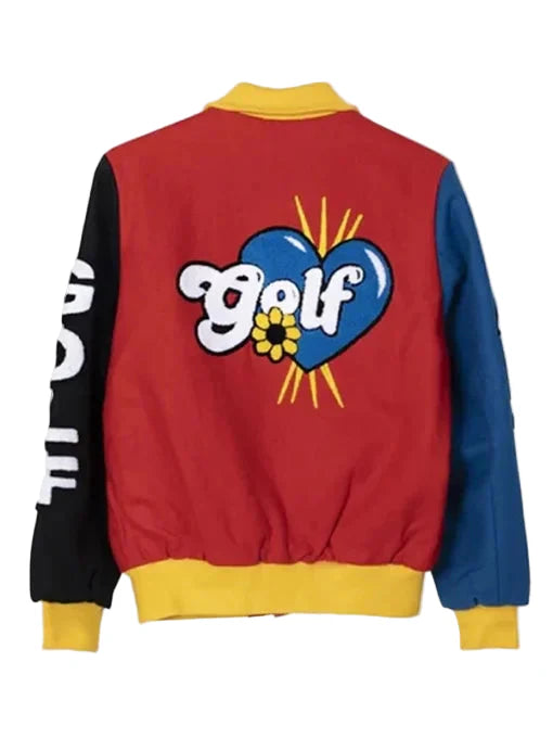 Golf Wang Primary Letterman Jacket