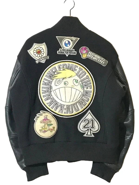 Issey Miyake × Murakami Takashi Varsity Jacket