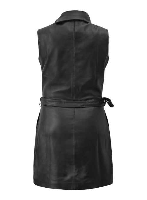 Jennifer Aniston Murder Mystery Premiere Leather Dress