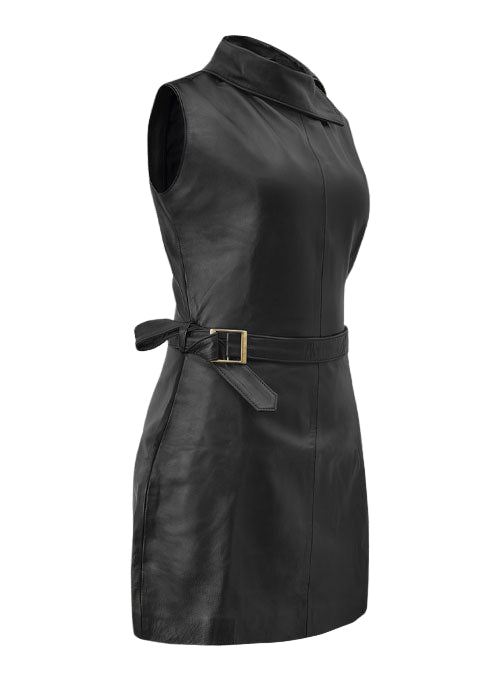 Jennifer Aniston Murder Mystery Premiere Leather Dress