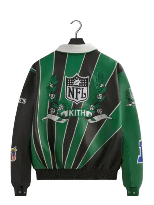 Kith x Jeff Hamilton Eagles Leather Jacket