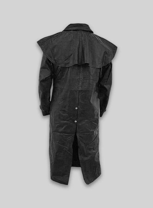 Leather Duster with Cape