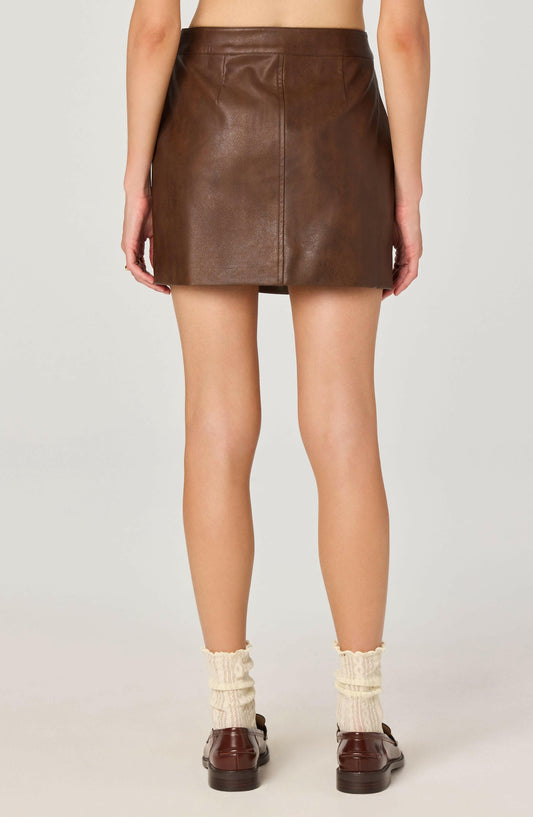 M Leather Miniskirt ASTR The Label