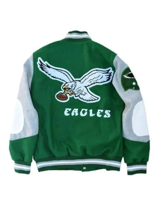 Mitchell and Ness Eagles Varsity Jacket