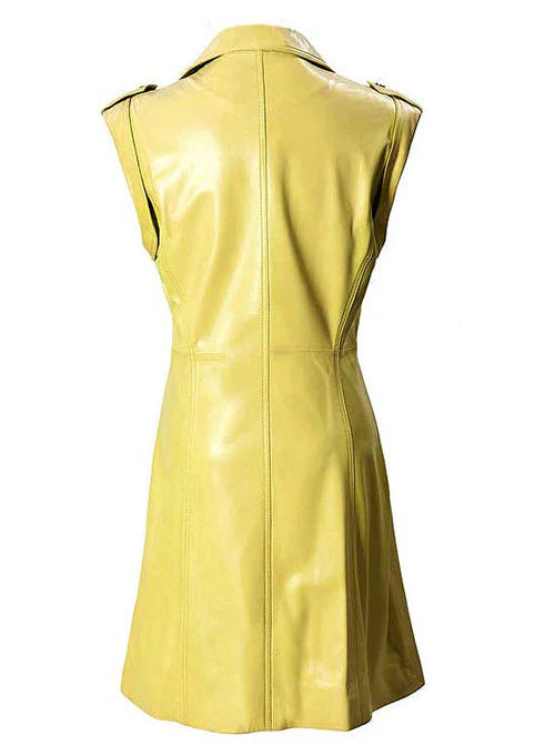 Motivated Biker Leather Dress