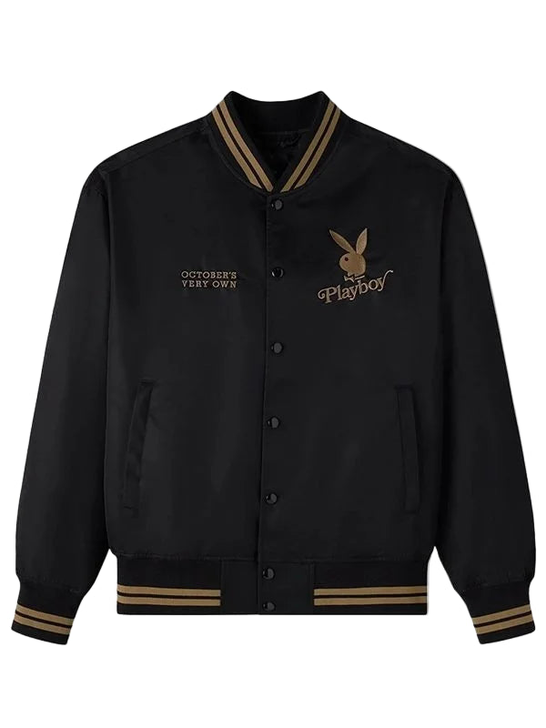 OVO Playboy Satin Varsity Jacket