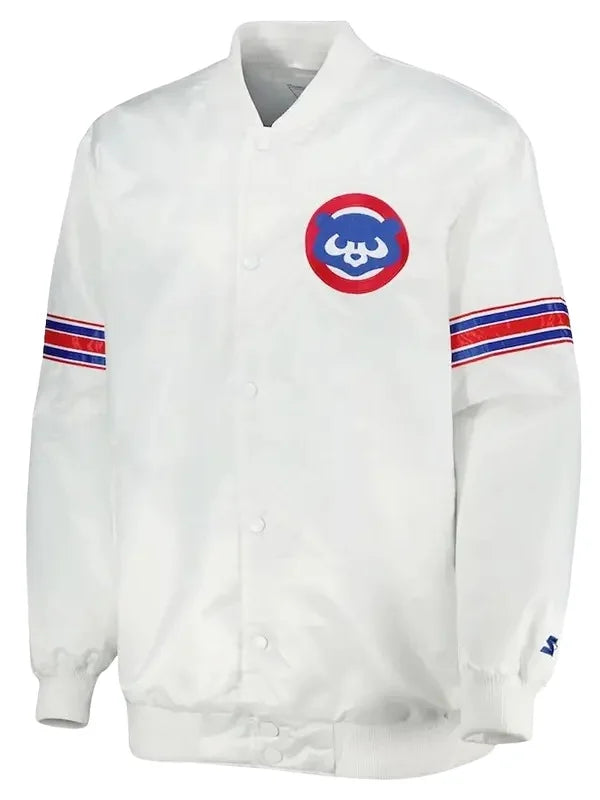 Power Forward Chicago Cubs White Jacket