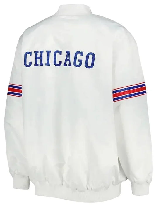 Power Forward Chicago Cubs White Jacket