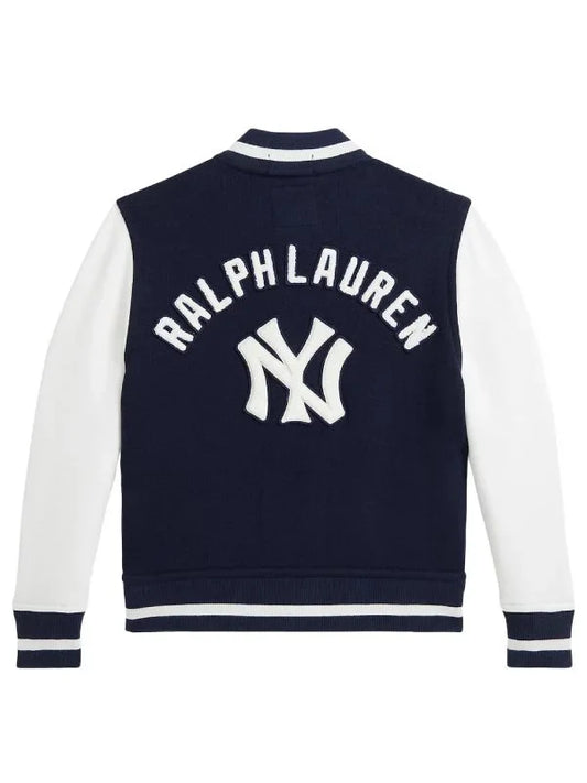 Preschool Polo Ralph Lauren Navy Yankees Fleece Jacket