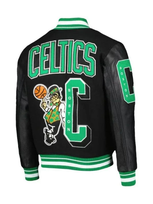 Pro Standard Black Boston Celtics Retro Jacket