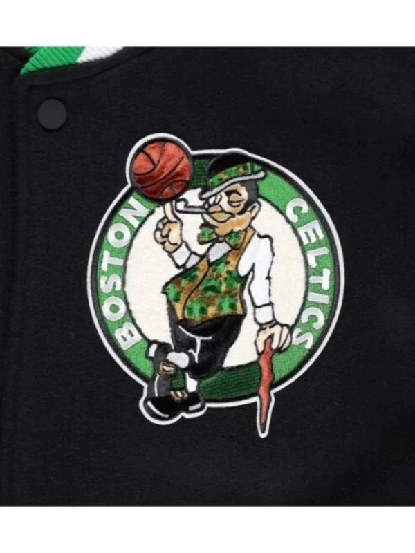 Pro Standard Black Boston Celtics Retro Jacket