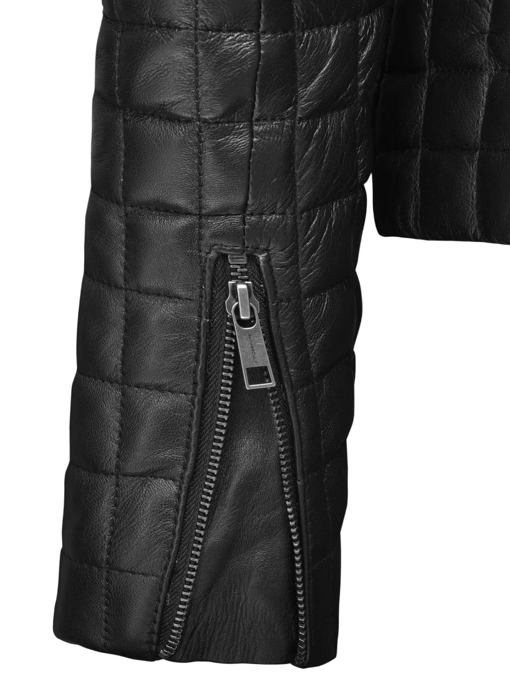 Quilted Biker Leather Jacket Women