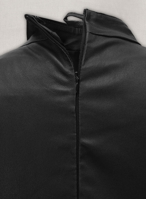 Rosie Huntington Leather Dress