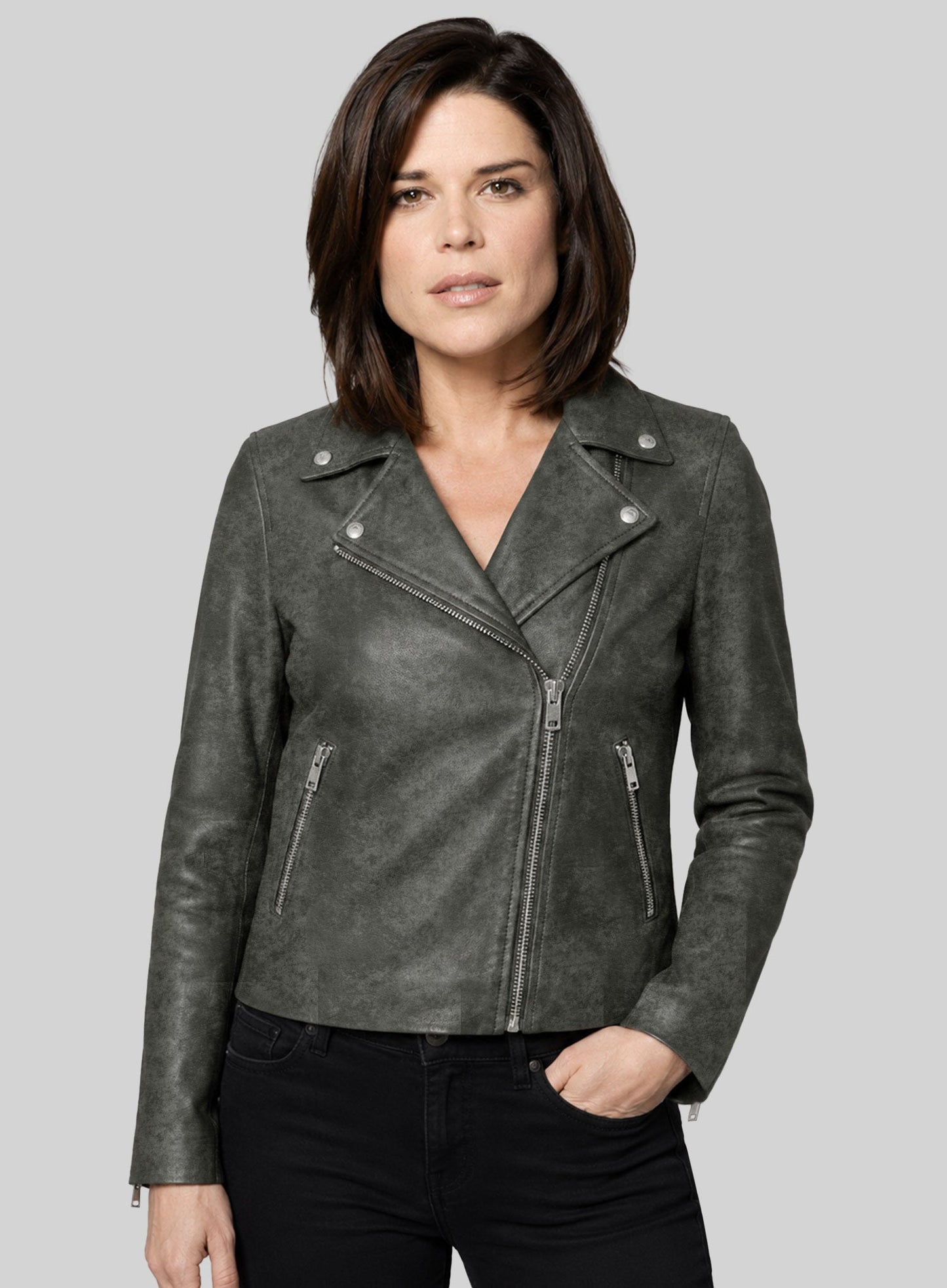 Scream 7 Neve Campbell Leather Jacket