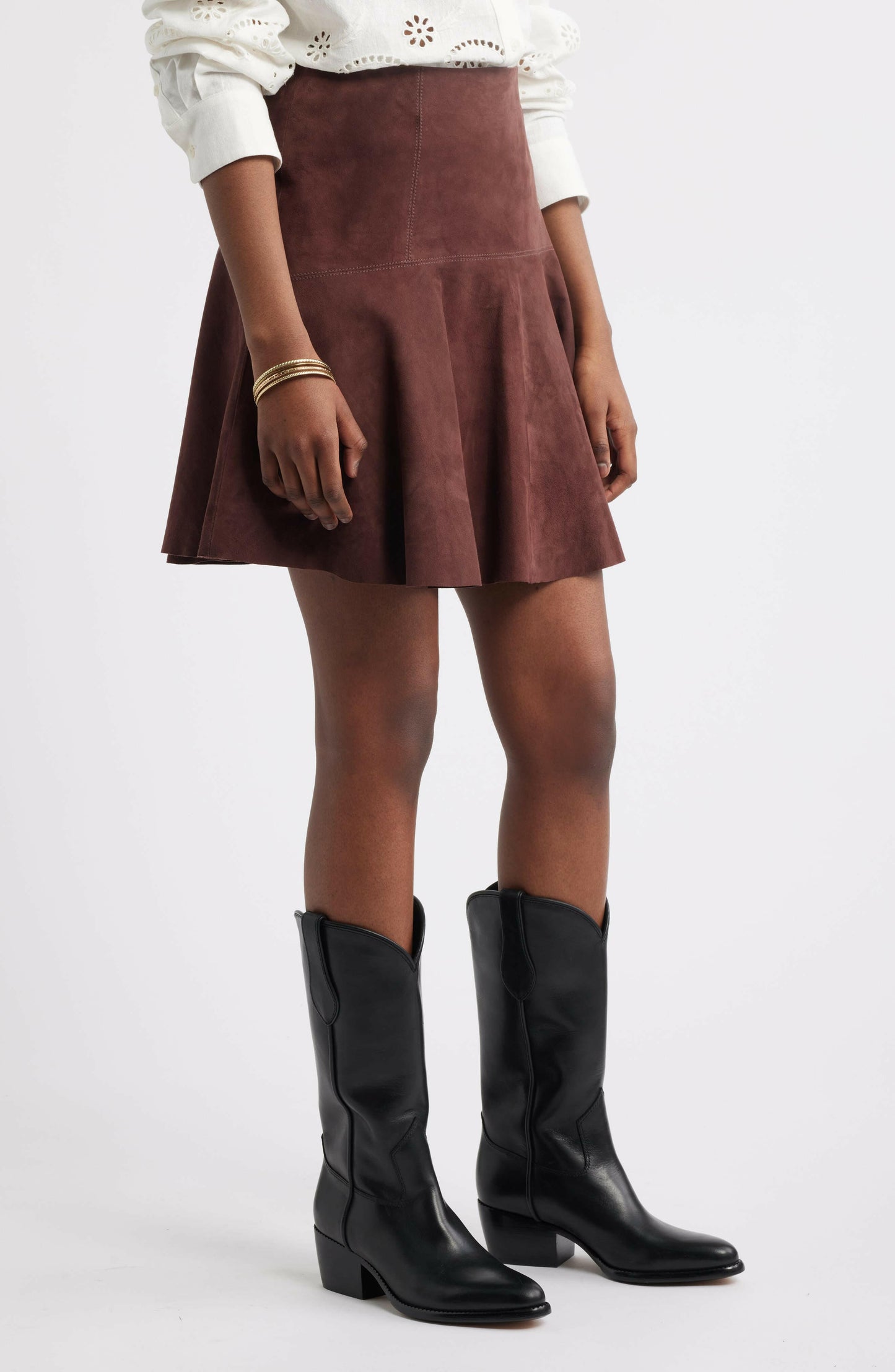 Suede Miniskirt Treasure & Bond