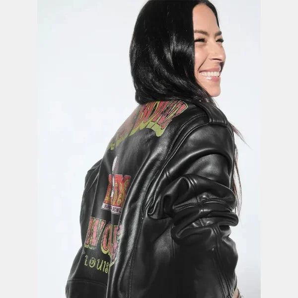Super Bowl LIX Tabitha Oversized Moto Jacket