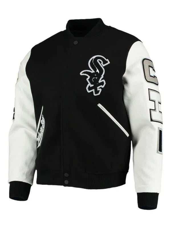 Chicago White Sox Letterman Black Jacket