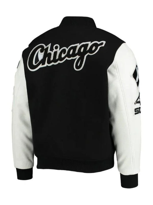 Chicago White Sox Letterman Black Jacket