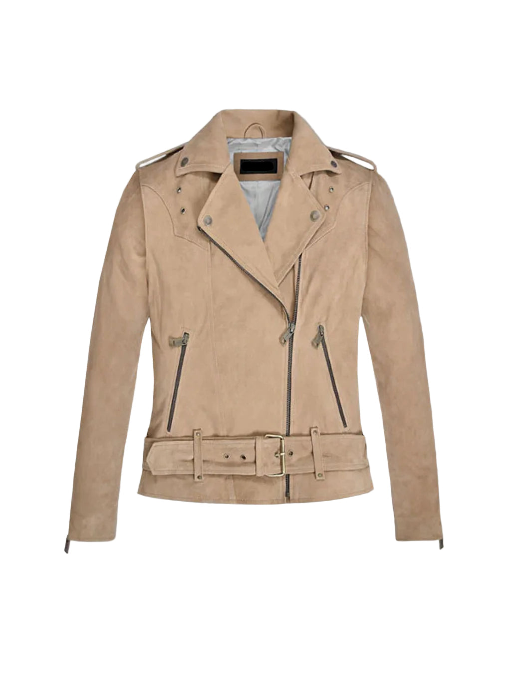 Wiella Biker Suede Leather Jacket