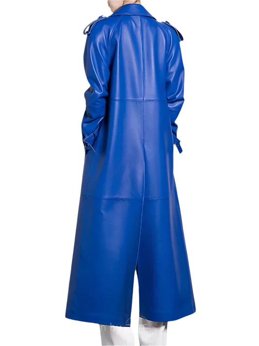 Women's Royal Blue Trench Coat