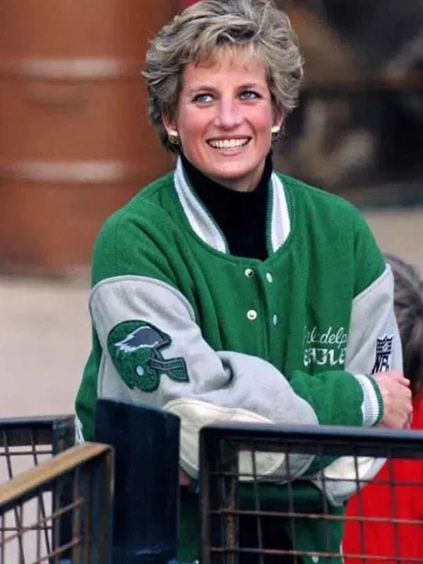 princess diana eagles varsity jacket