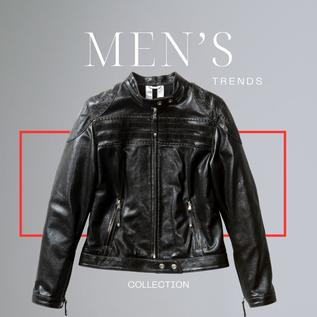 M leather jacket