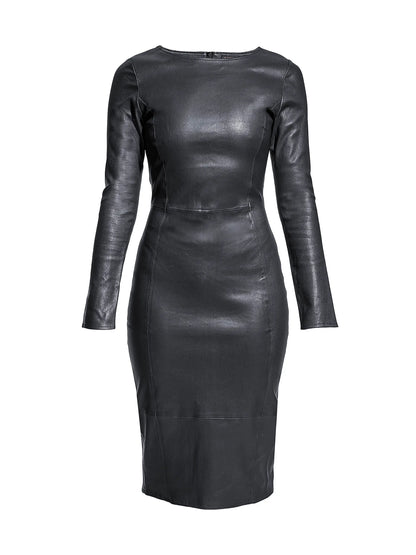 Mrs. Smith Stretch Leather Dress