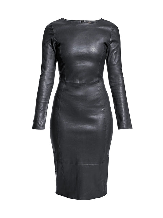 Mrs. Smith Stretch Leather Dress