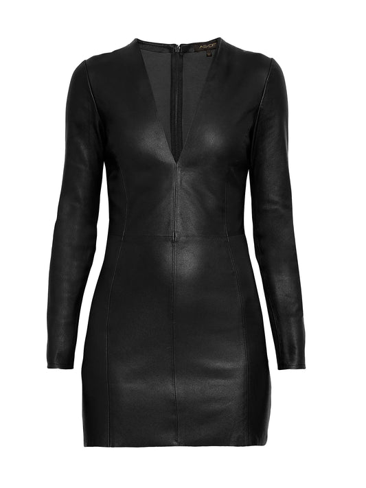 Demeter Stretch Leather Dress