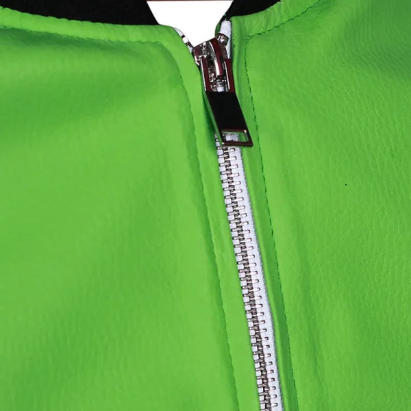 8 Ball Green Bomber Jacket