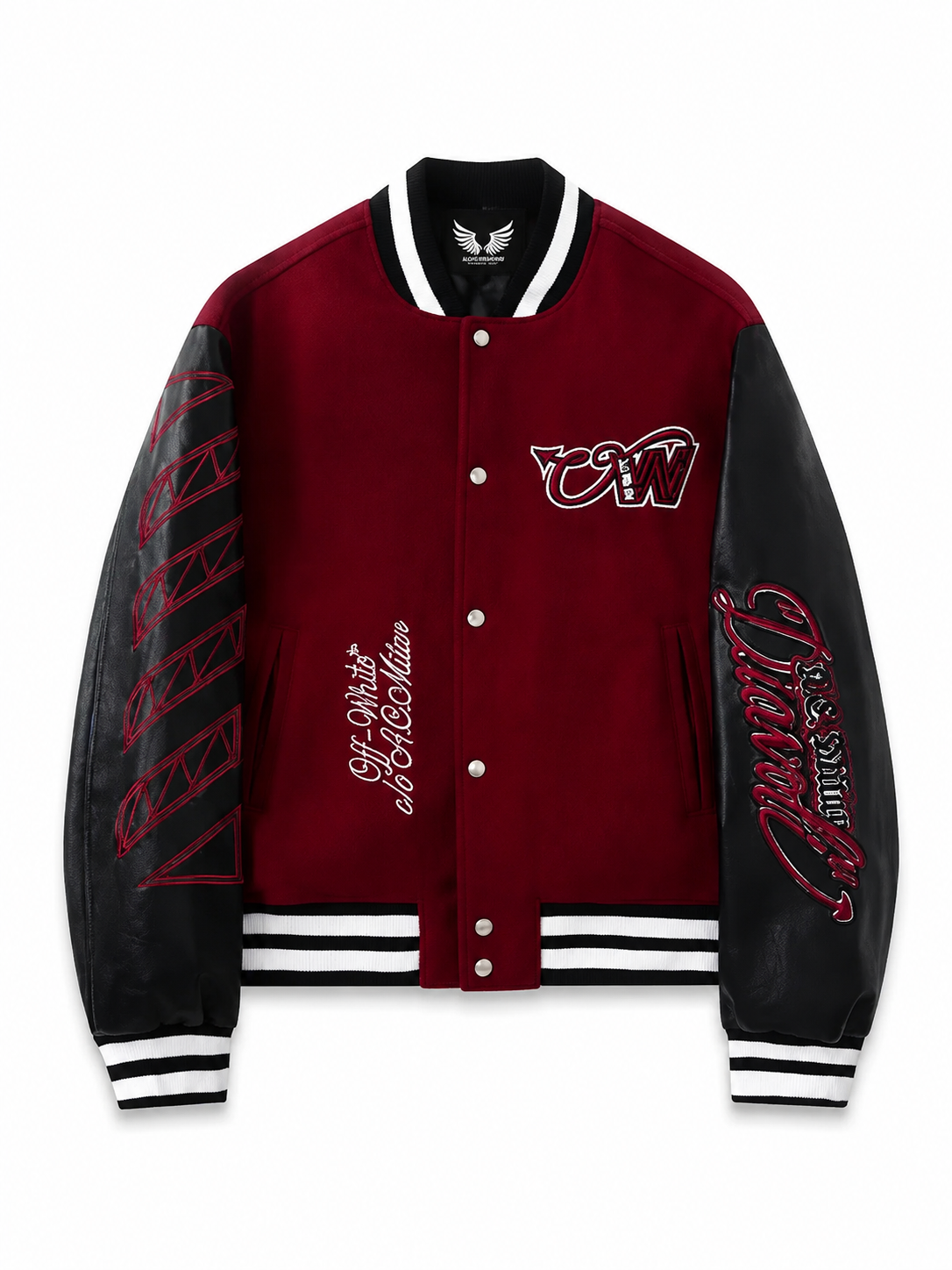 AC Milan x Off-White Ruben Loftus-Cheek Varsity Jacket