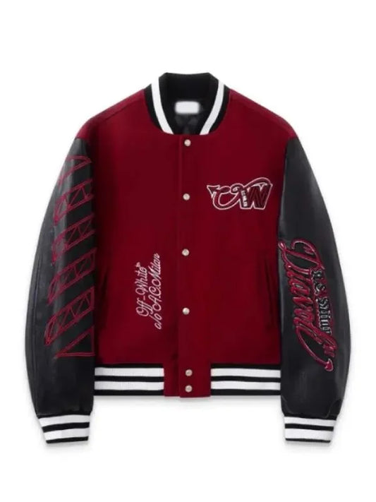 AC Milan x Off-White Ruben Loftus-Cheek Varsity Jacket
