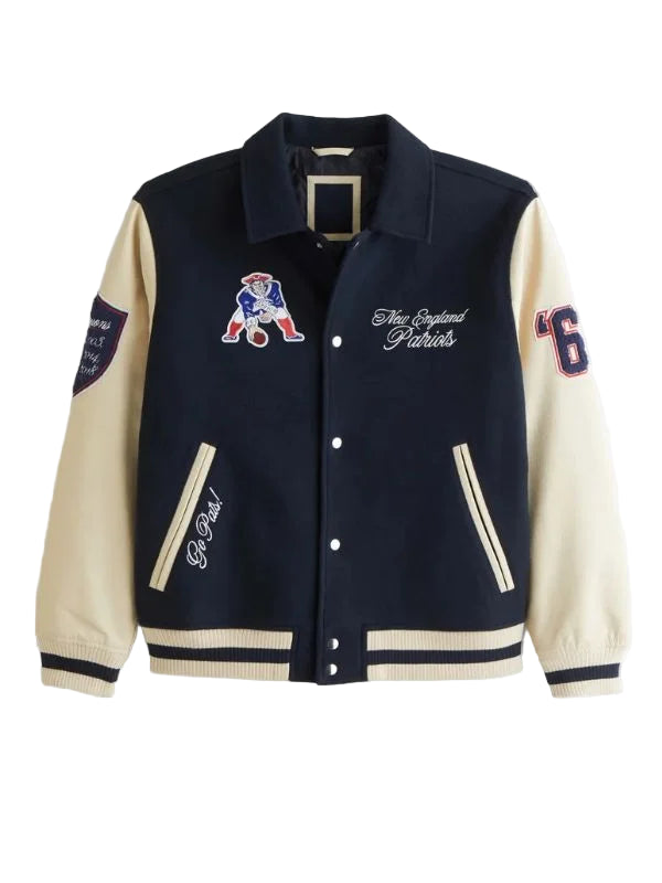 Abercrombie New England Patriots Varsity Jacket