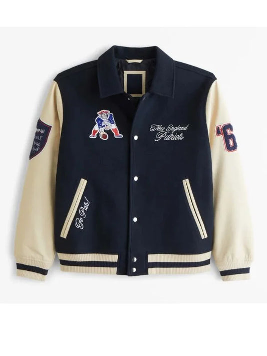 Abercrombie New England Patriots Varsity Jacket