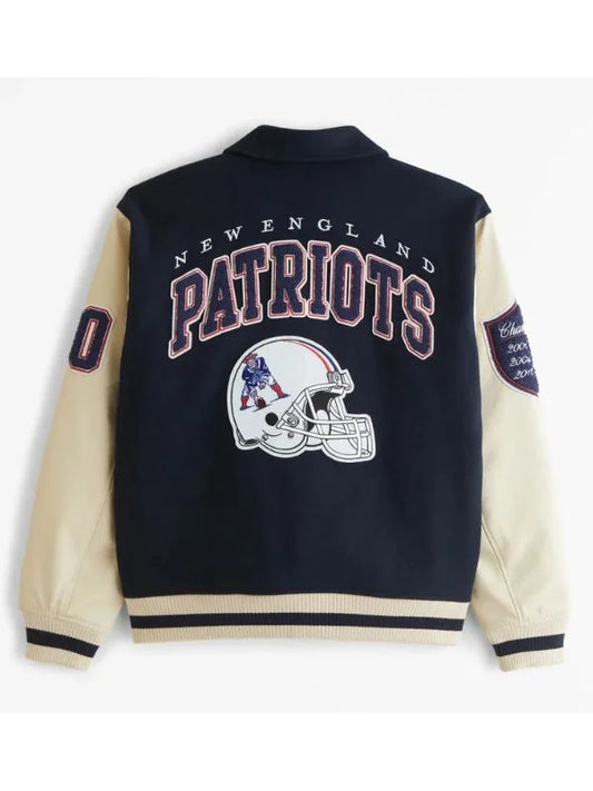 Abercrombie New England Patriots Varsity Jacket