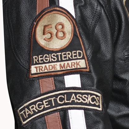 American Classic Urban Motors Black Leather Jacket