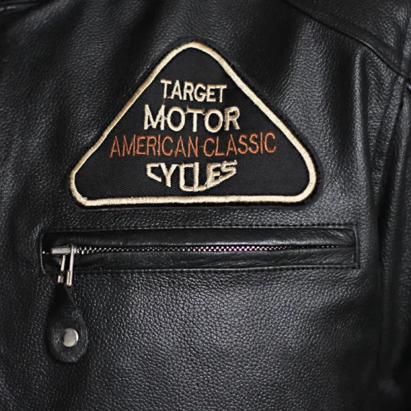 American Classic Urban Motors Black Leather Jacket