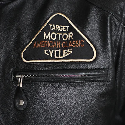 American Classic Urban Motors Black Leather Jacket