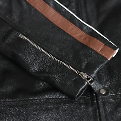 American Classic Urban Motors Black Leather Jacket