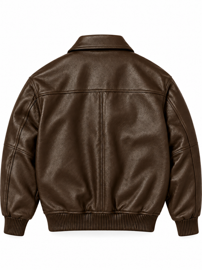 Axezee Dreams Brown Varsity Jacket